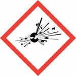 explosive warning symbol